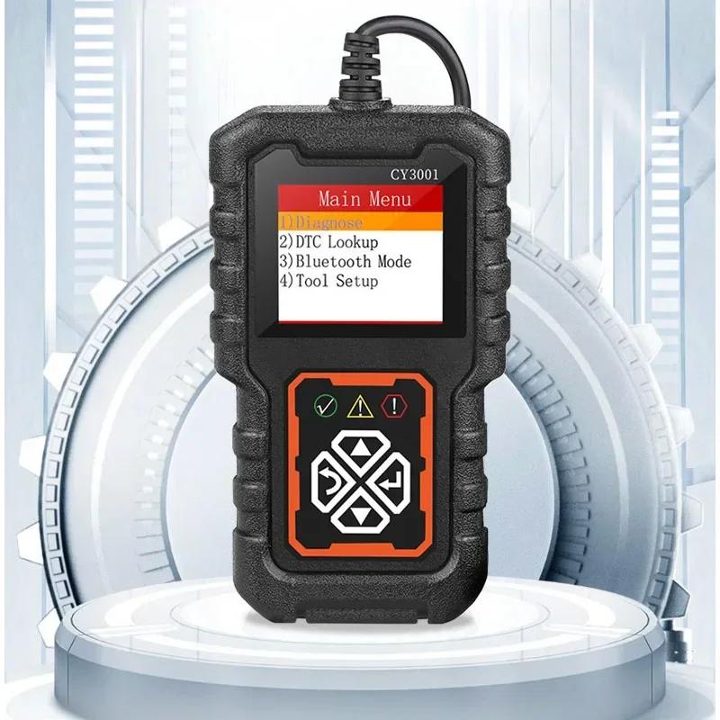 new OBD2 Scanner Live Data Professional Automotive Fault Detection Device CY3001 Reading Card Engine Detection Tool Elm327
