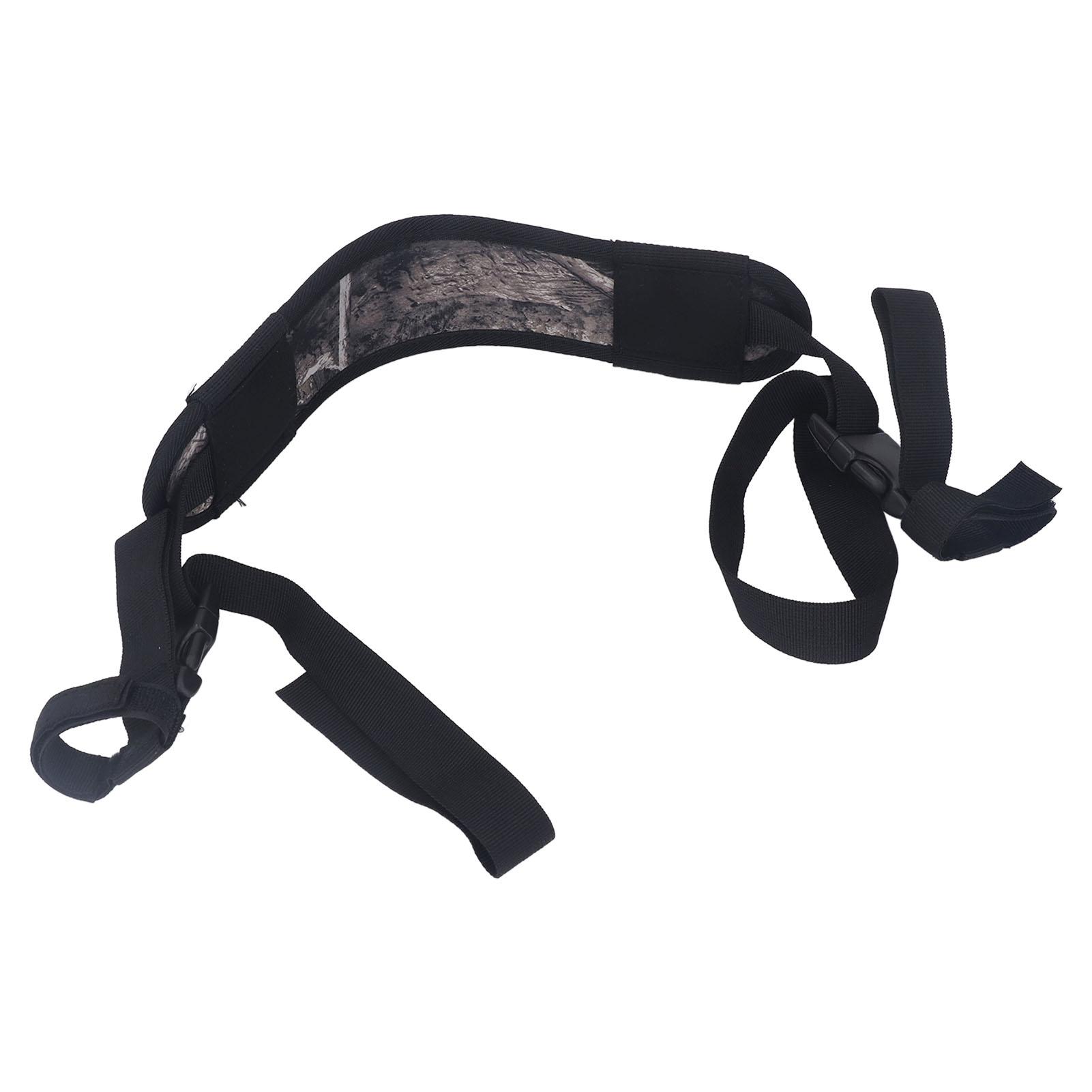Kaisai Camouflage Compound Bow Shoulder Belt Adjustable Hands Free Oxford Cloth Shock Absorption Archery Shoulder Belt Strap Holder