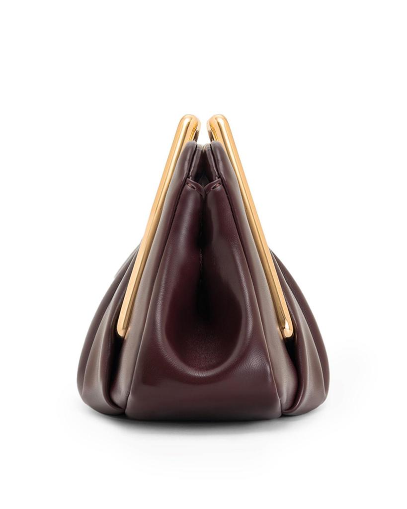 Stylish Niche Design Pleated PU Cloud Clutch Bag for Women