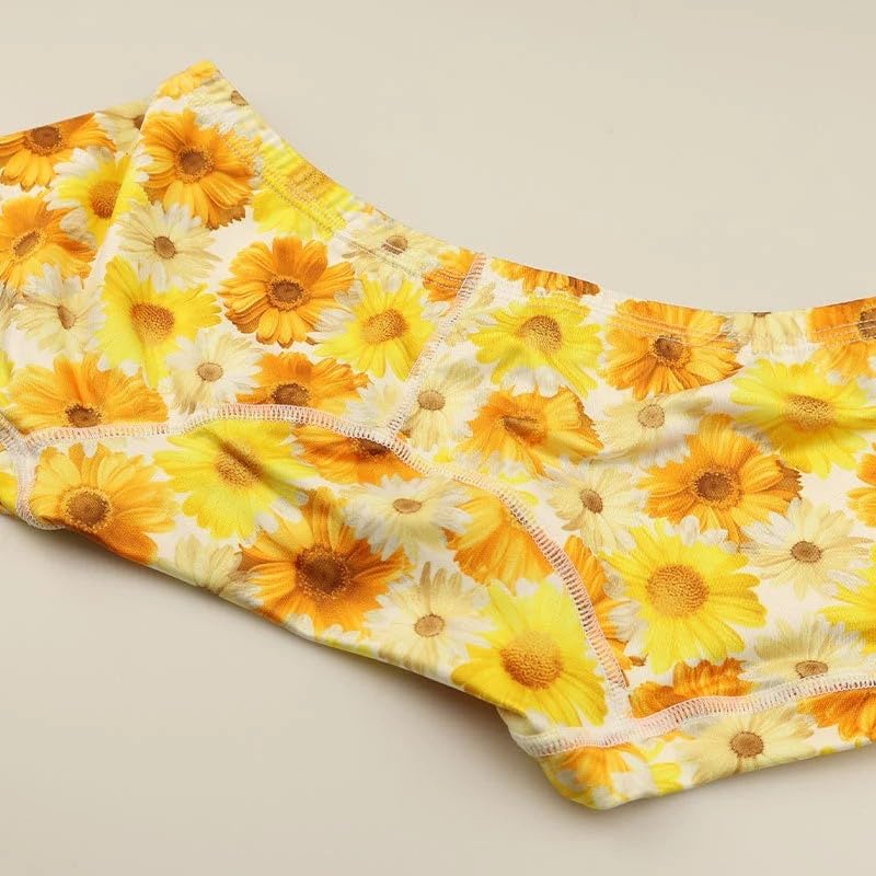 Printed Stretch Glamorous 3D Pouch Floral Boxer Available In M and Made In Japan by La Pomme 635005 Low-Rise Briefs, L, Homme,