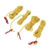 4Pcs Outdoor Camping Rope 9.8ft Nylon Wind Proof Reflective Strip Adjustable Length Tent Cord Tie Down Rope for Canopy