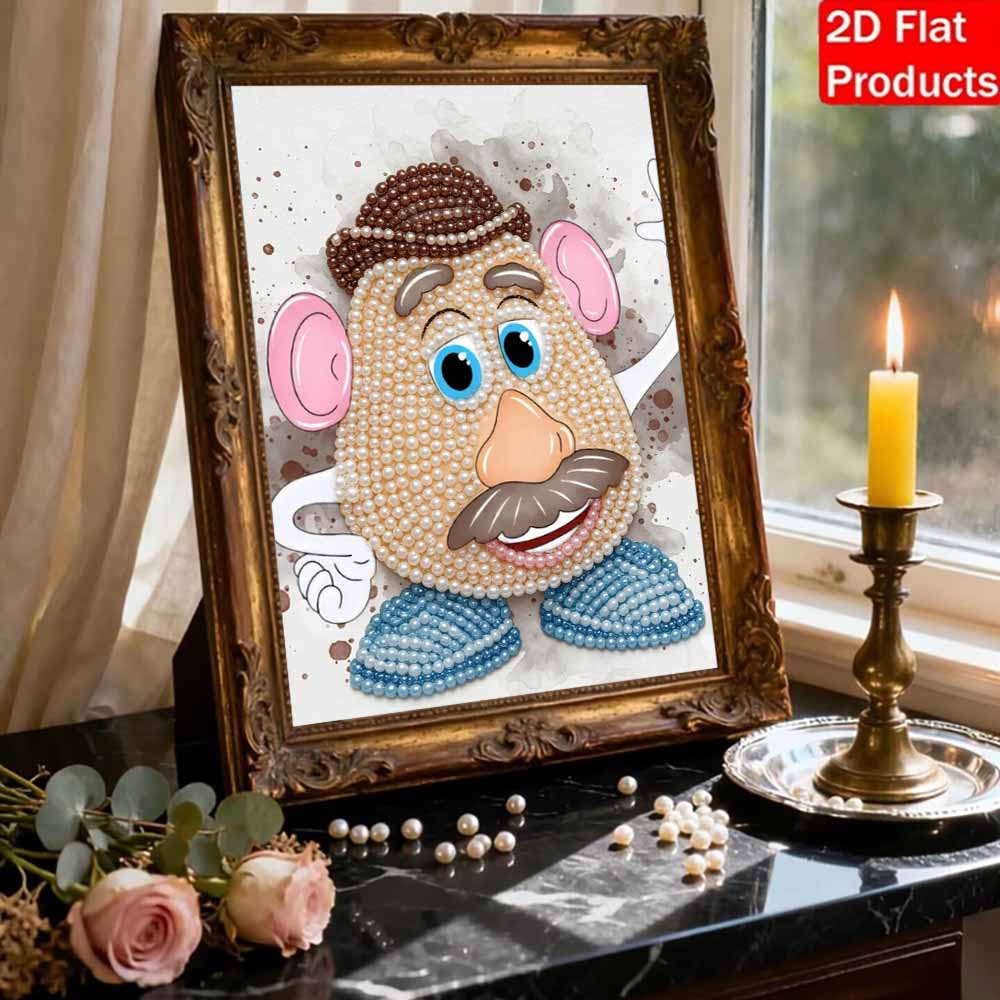 Disney DIY Pearl Art Painting Toy Story Mr. Potato Home Wall Decoration Pearl Gemstone Painting Pictures Crafts Home Decoration