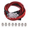 RC Car LED Light RC Headlight Kit with Third Channel Control Switch for Axial SCX10