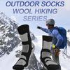 High-Elasticity Merino Wool Socks Thickened Warm For Hiking Camping Mountain Climbing Men Women