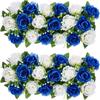 75CM Artificial Flower Wedding Arch Flower Welcoming Door Lintel Flower Wine Party Dining Table Floral Decoration