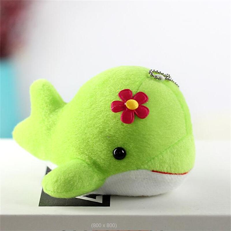 12Cm Approx Multi Color Optional 8 Colors Dolphin Stuffed Plush Toy Whale Doll Small Mini Animal Doll Gift Small Pendant