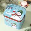 Christmas Tins 6-Piece Metal With Handle Empty Candy Storage Tinplate Tins For Kids Family Cake Snack Crafts Chocolate Jewelry