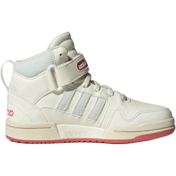 Adidas Neo Postmove Mid Cny El Fashion Comfortable Non-Slip Mid-Top Kids Skate Shoes White Kids Skate Shoes ID1145