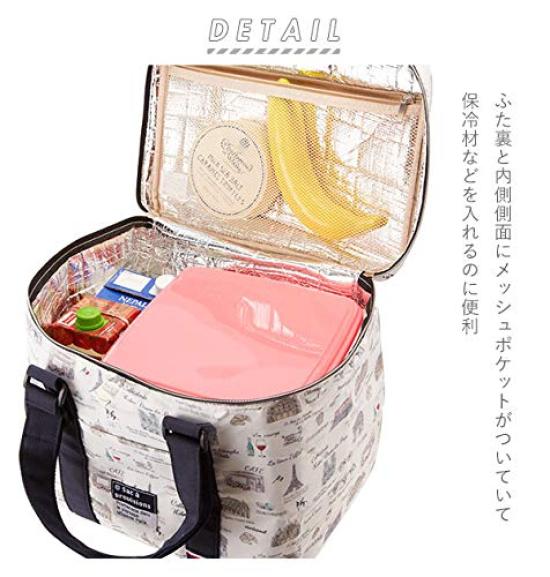 AtFirst Soft Cooler Insulated Leisure Barista AF6145 Bag, Bag, Foldable, Style, Gray,