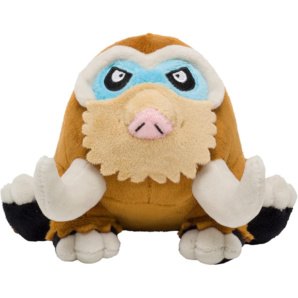 Pokmon Center Original Pokmon Fit Mamoswine Plush Toy 9.5x14x15 cm