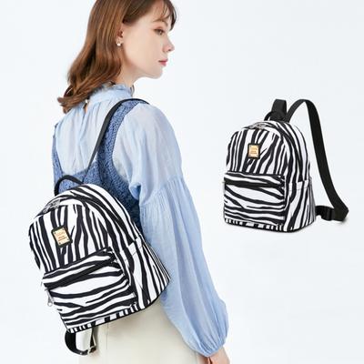 New Large Capacity Printed Fashion Backpacks Women's Commuter Portable Small Double Shoulder Bags Female Nylon Rucksack