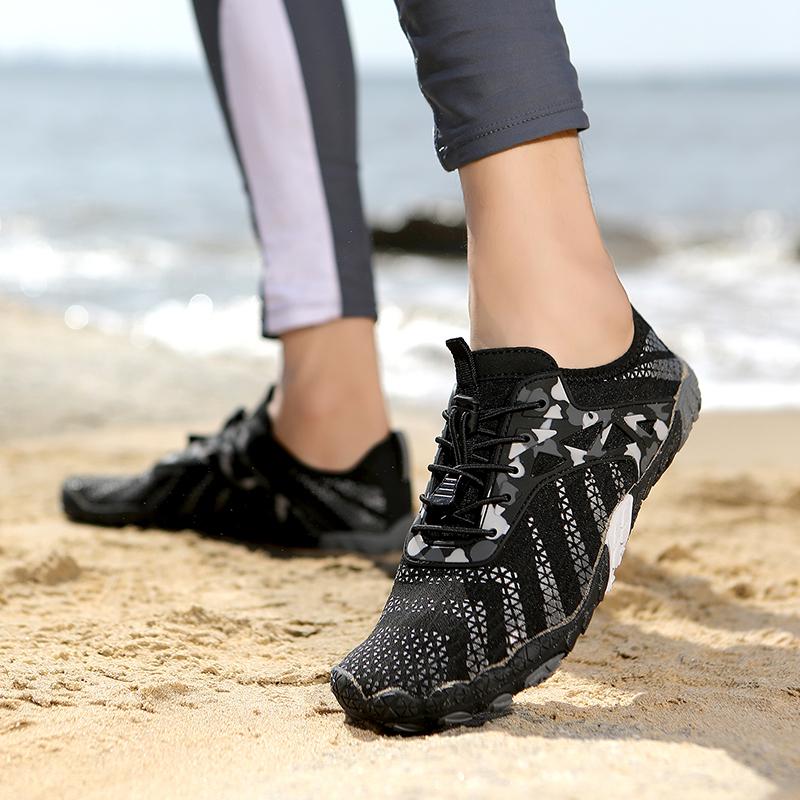 Unisex Szybkoschnące Buty do Wody Oddychające Barefoort Sneakersy do Brodzenia po Plaży Lekkie Antypoślizgowe Buty do Sportów Wodnych na Surfing Wędkarstwo