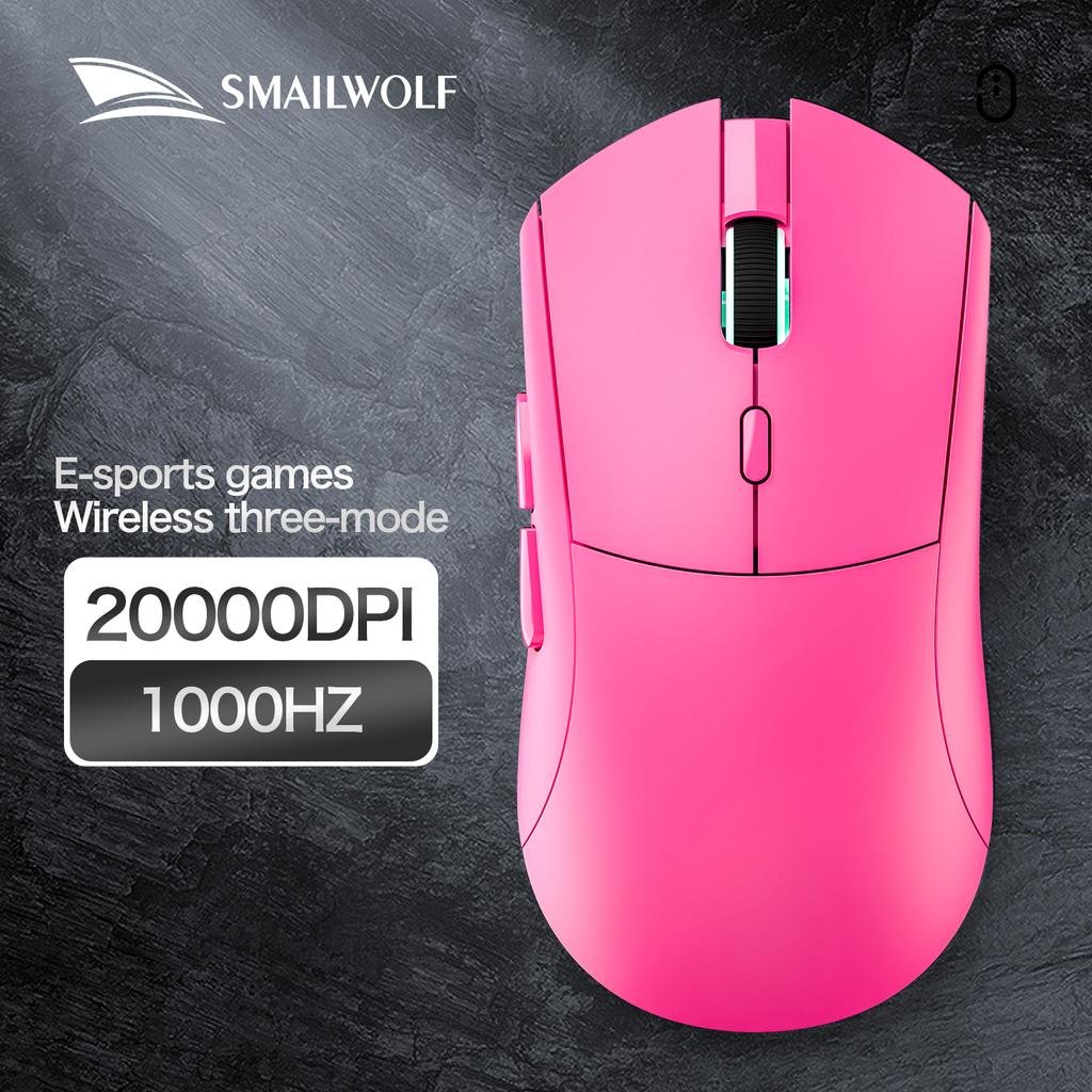 SMAILWOLF RS7 Bluetooth kabellose Gaming-Maus Drei-Modus PAW3311 Makro-Definition Maus Laptop Gaming Büro