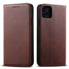 Leather Mobile Phone Cases With Cards Slots Magnetic Flip Cowhide Folio Leather Compartment Wallet Case
