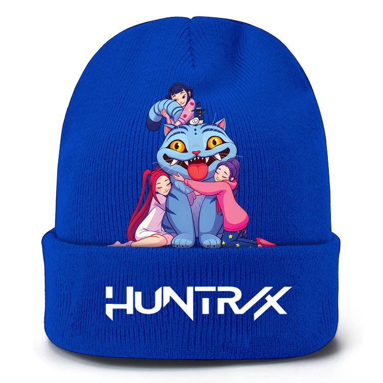 Demon Hunter Knitted Hat Cartoon Headgear Cotton Winter Cap Anime Birthday Gifts