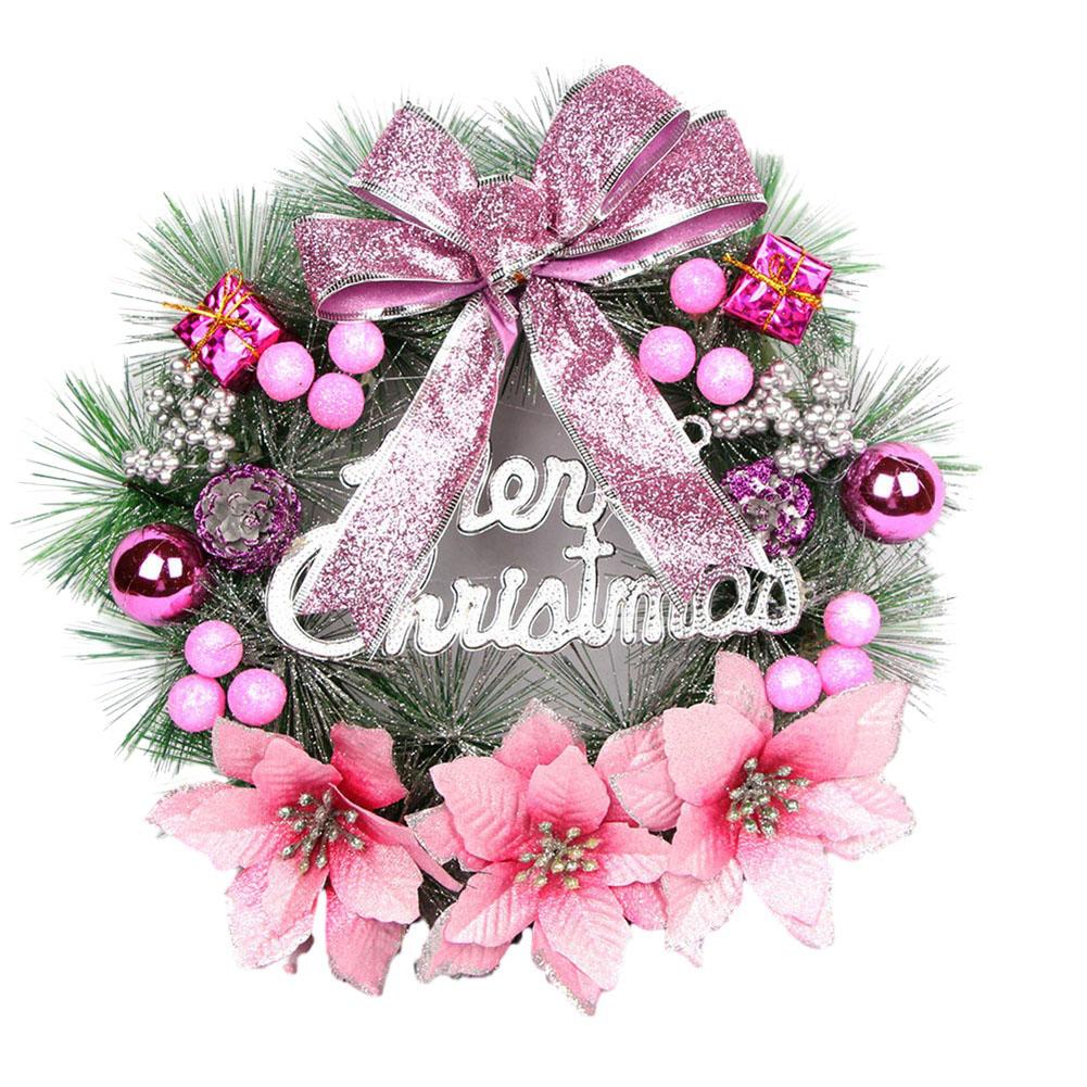 Various Bows Christmas Wreaths Weddings Above Fireplace