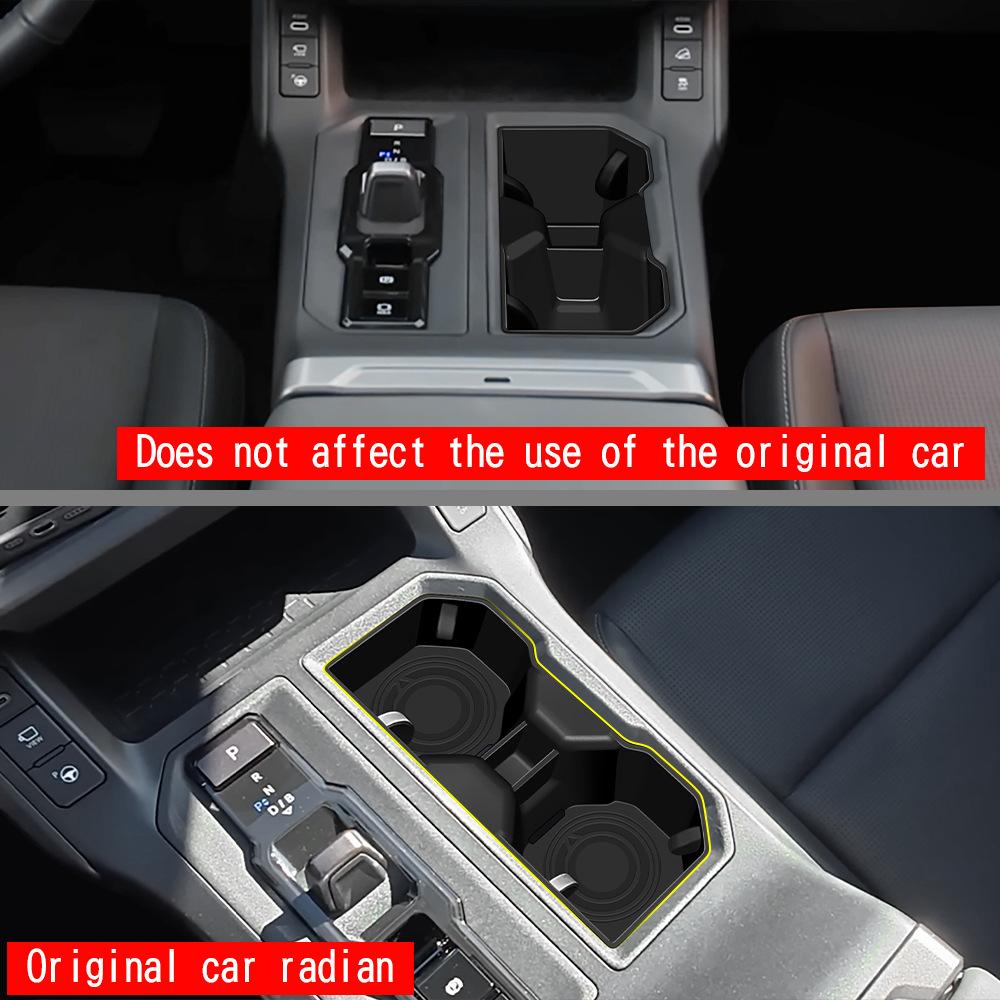 For2026 Toyota RAV4 Silicone Center Console Cup Holder Pad Anti-Collision Anti-Noise Accessories Left/Right Hand Drive Universal