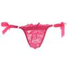 Erotic Panties Sexy Lace Floral Sheer Briefs Womens Side Tie Lingerie Knickers Low Waist Transparent G-string Thongs Pantie