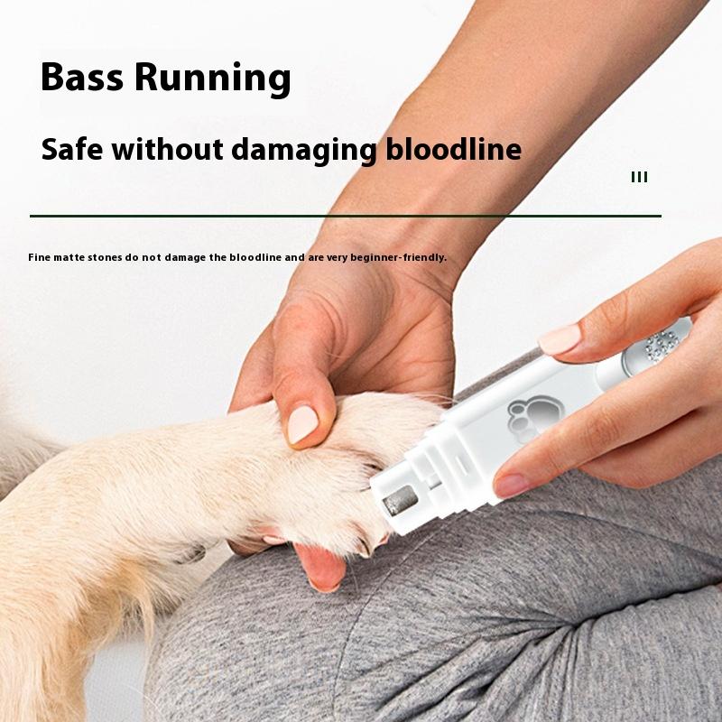 Lixadeira Elétrica de Unhas para Cães Pets Lixa de Unhas Indolor Com Roda Polidora Recarregável Pets Ferramentas Profissionais de Grooming de Unhas