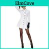 Science Fiction Cosplay Scientist Costume With Lab Coat And Accessories For Halloween Party