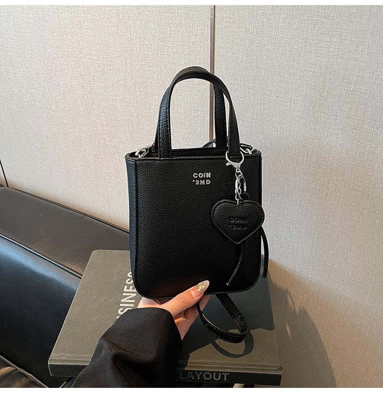 

Fashion oblique span mobile phone bag girls trend portable bucket bag 2025 simple niche design shoulder bag women