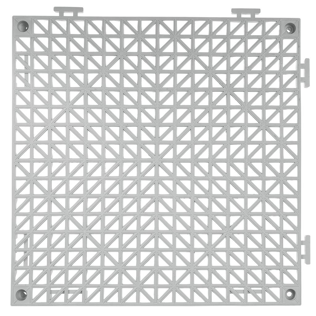 VEVOR Modular Interlocking Cushion, 55 Pack 30 X 30 Cm Splicing Drainage Mats, Soft PVC Interlocking Drainage Floor Tiles