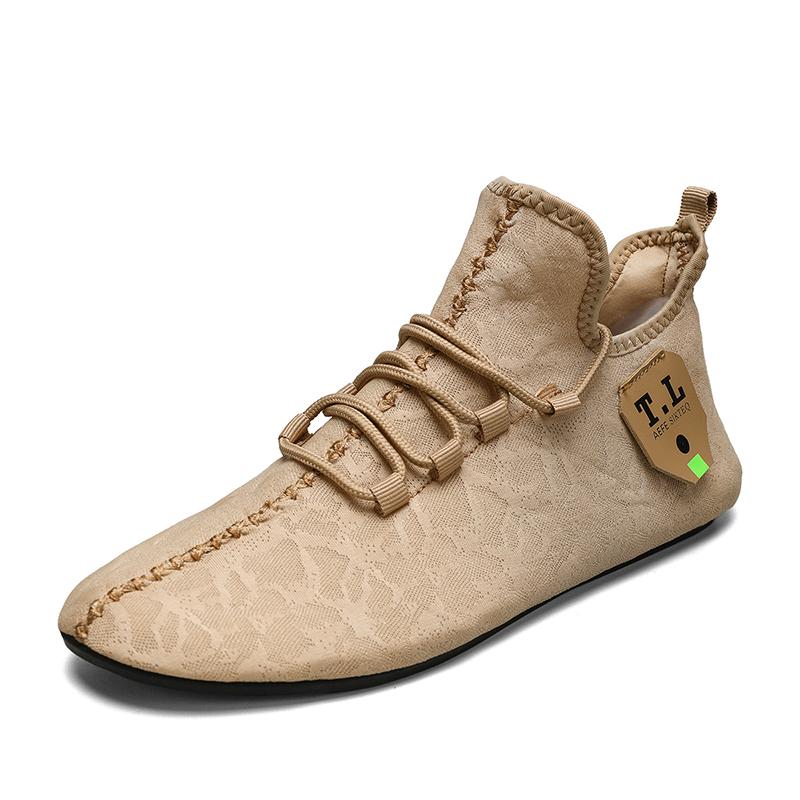 

MAEDEF Summer Trend High Quality Walking Shoe Casual Outdoor Anti-slip Stylish Shoe Soft Light Lace-up Mesh Flats Men Shoes 42