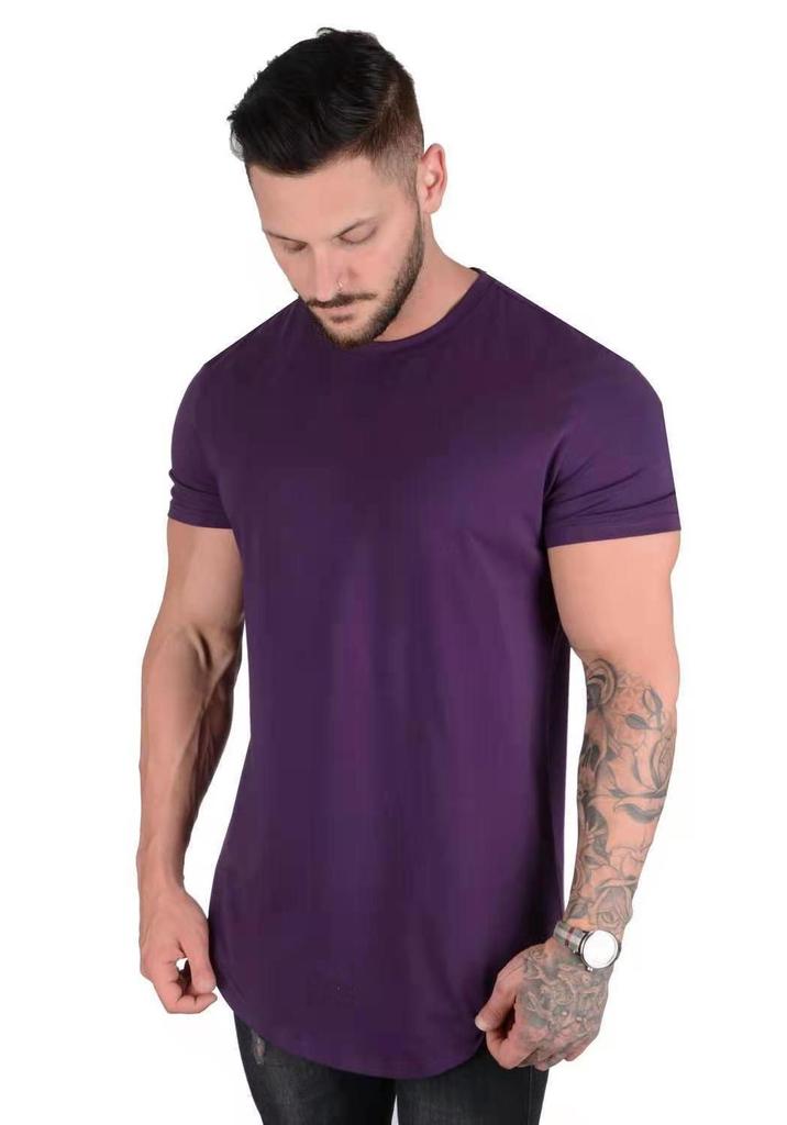 Maglietta da Corsa Uomo a Manica Corta Vestibilità Aderente - Abbigliamento Sportivo Estivo Casual
