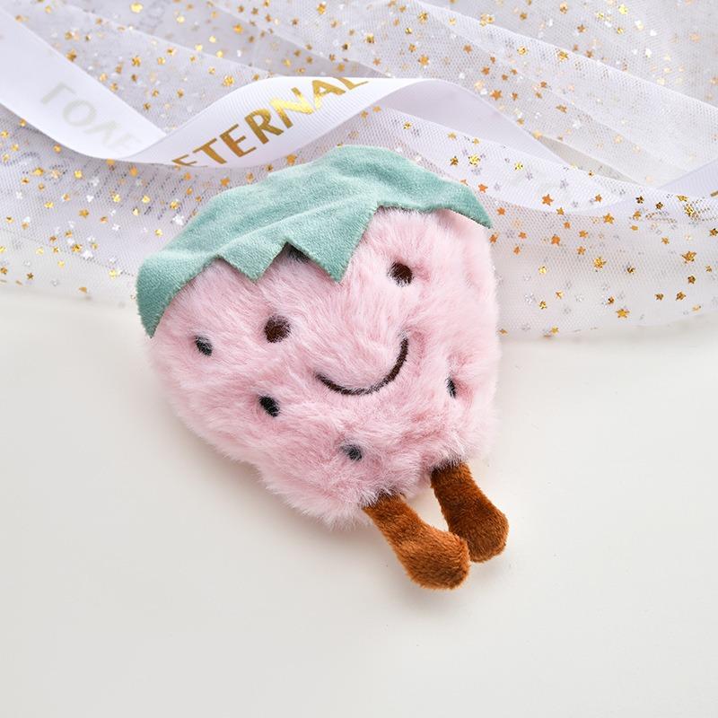 Dog Squeak Toys Cute Egg Fruit Shape Toy for Puppy Dog Funny Sound Production Pet Toys Plush Toys