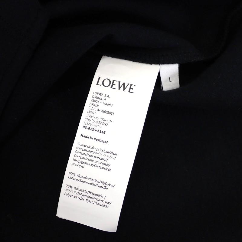 LOEWE  S540Y22X59 L Short sleeve T-shirt black cotton/Nylon mens