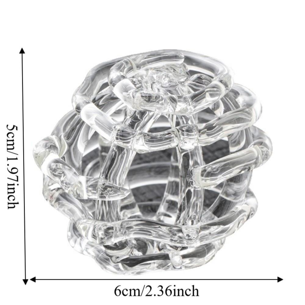 Transparent Glass Ball Vase Zen-Inspired Design Hydroponic Flower Vase Flower Arrangement