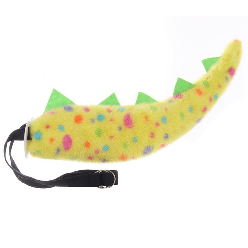 Halloween Green Dinosaur Tail Cosplay Monster Sullivan Costume Prop Kids