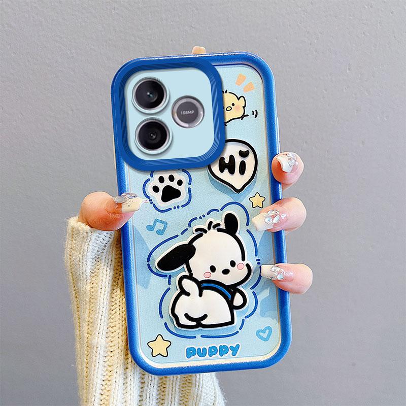 KEYSION Shockproof Case for HONOR X5c Plus with Lanyard Soft Silicone Cute 3D Cartoon Doll Phone Cover for Huawei Honor X5c