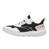 Anta Kids Shock Absorbing Breathable Low Top Running Shoes Kids Sneaker Black White Pink A22435567-7