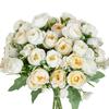 Pink Silk Roses Artificial Flowers Wedding Home Festival Garden Bouquet Bridal Bouquet Wreath Dining Table Center Decoration Diy