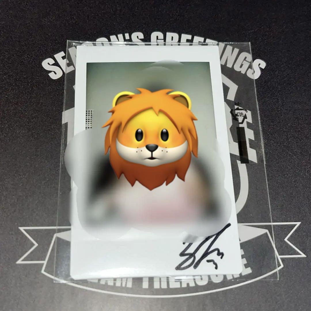 

[USED] TREASURE Jaehyuk Polaroid Trading Card Sign Seagri