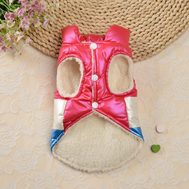 2026 New Winter Dog Coat Waterproof Warm Pet Jacket Fashion Color Block Vest for Dogs Puppy Clothes Pets Dog Accessories