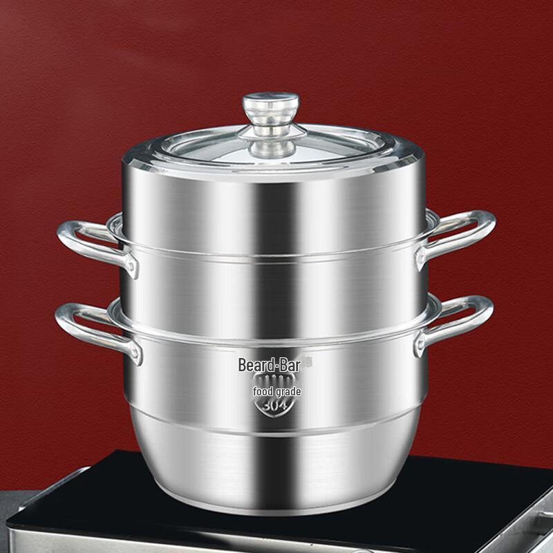 Baldr Deluxe 3-Lagen Edelstahl Dampfgarer