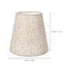 2pcs Decorative DIY E14 Modern Linen Fabric Ceiling Pendant/Table Lamp Replace Drum Light Shade Cover For Home Living Room Hotel