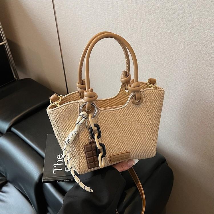 Hand carry premium bucket bag women's summer niche simple casual shoulder bag new trendy women's bag