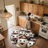 Opossum pattern round rug,Carpet Rug for Living Room Bedroom Playroom ,Non-slip Floor Mat,Holiday Gifts and Birthday Gifts.