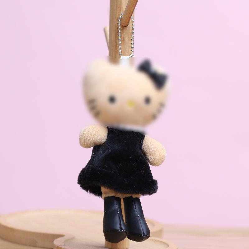 Adorable KT Cat Plush Keychain Doll Pendant