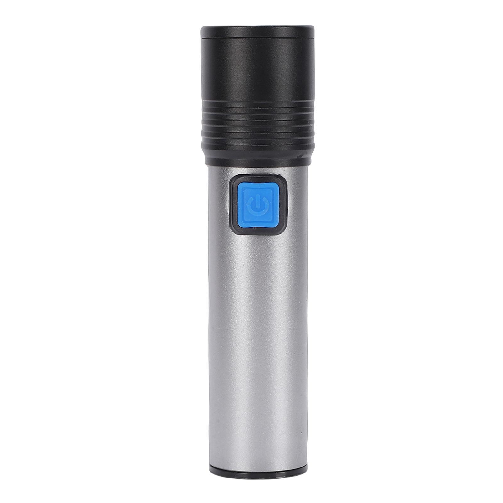 

Flashlight USB Charging 4 Lighting Modes Waterproofing Portable LED Zoom Flash Light