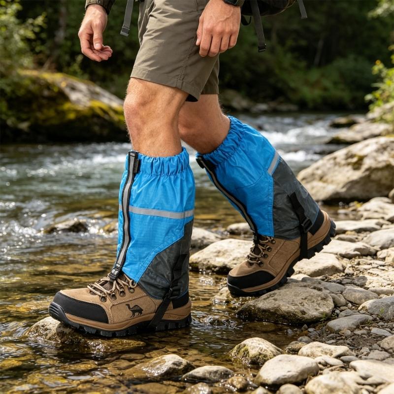 Water Resistant Low Ankle Protectors For Hiking Camping And Outdoor Use constructed 210D Fabric