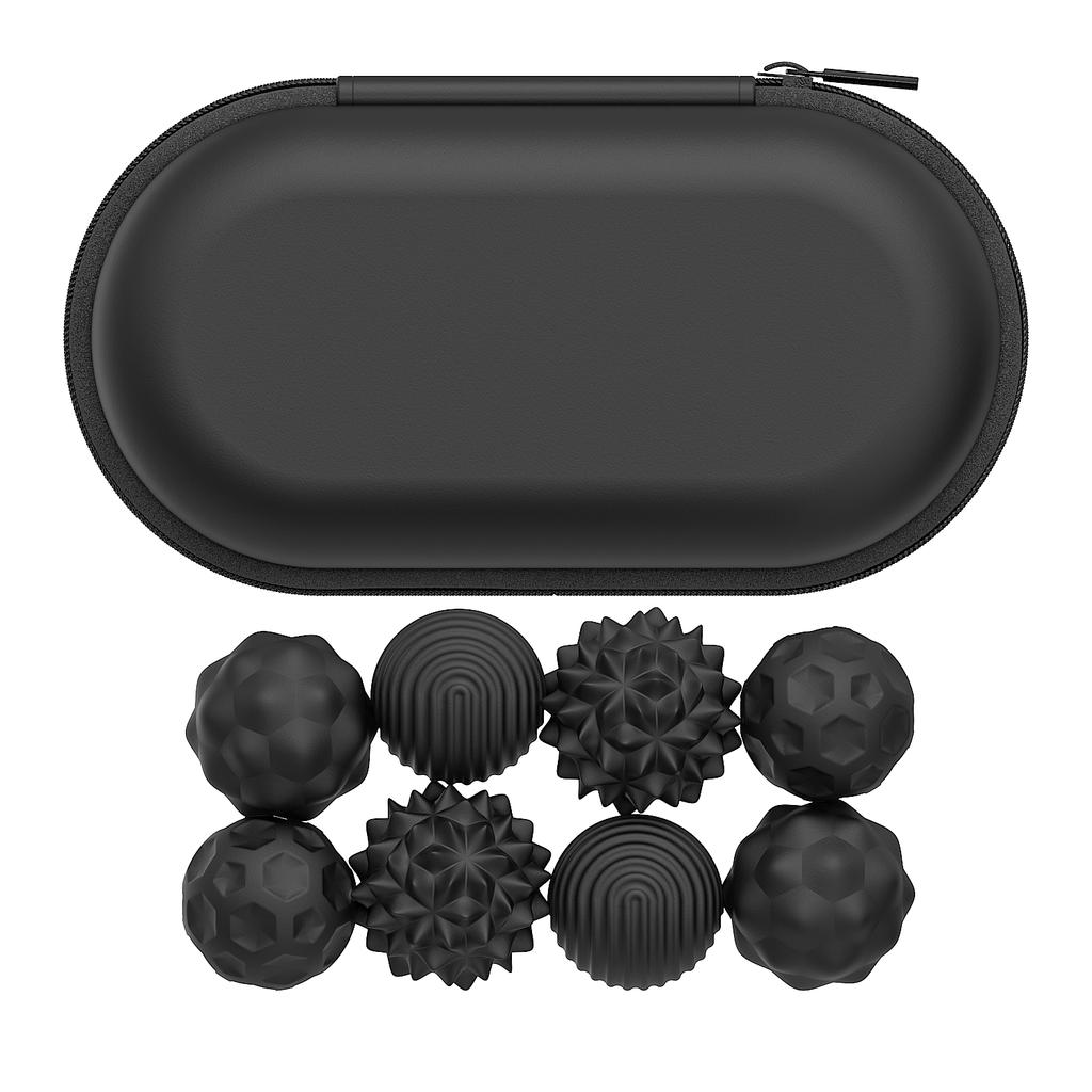 Silicone Magnetic Sensory Balls Fidget Toy Massage Ball Fascia Yoga Fitness Shoulder Hand Foot Massager Hard Membrane Meridian