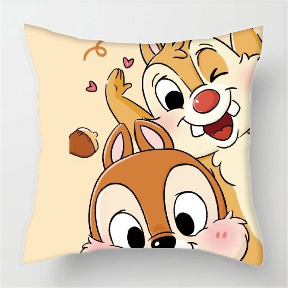 Pillowcases cushion covers living room sofas home decor gifts Cute C-hip And D-Dale  anime