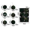 Enhance Your Party 6PCS 8cm Christmas Ball Ornaments for Tree Decoration