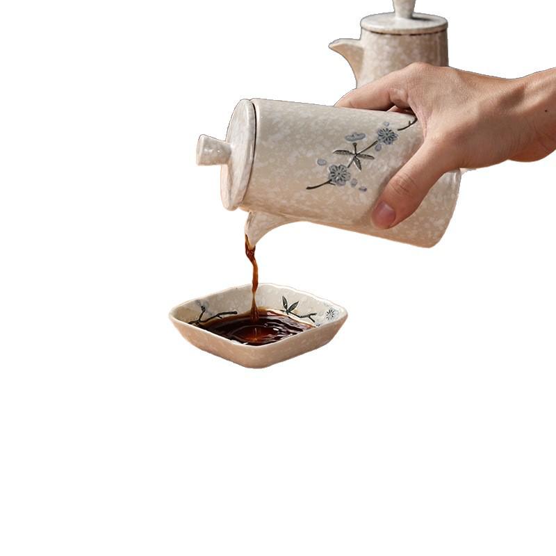 Ceramic Seasoning Jar with Lid & Spoon for Salt, Pepper, Sugar & Sauces