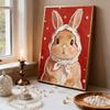 Handmade DIY Pearl Painting Photo of The Little White Rabbit Theme Bedroom Living Room Frameless Diy Handmade Sticky Diamond Creative Canvas Painting