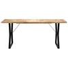 Dining Table 180x90x76 Cm Solid Mango Wood
